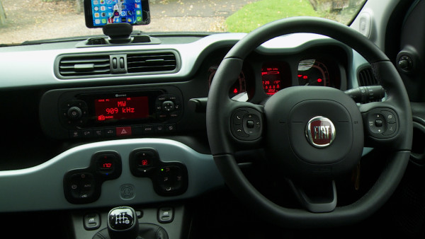 You don't typically find leather in a Fiat Panda, but this four-wheel-drive  version wears it well